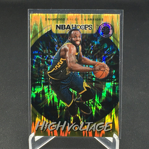 2019 PANINI HOOPS PREMIUM STOCK - YELLOW FLASH PRIZM - HIGH VOLTAGE - D. GREEN - #14