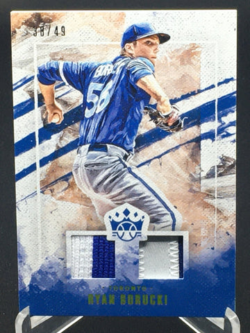 2019 PANINI DIAMOND KINGS - R. BORUCKI - #DMS-RB - #'D/49 - DUAL PATCH