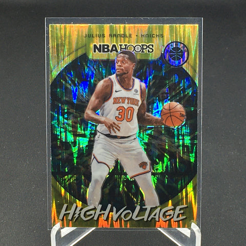 2019 PANINI HOOPS PREMIUM STOCK - YELLOW FLASH PRIZM - HIGH VOLTAGE - J. RANDLE - #22