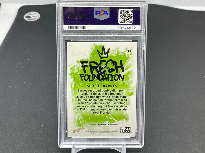 2021 UPPER DECK SKYBOX METAL UNIVERSE CHAMP - FRESH FOUNDATION - S. BARNES -