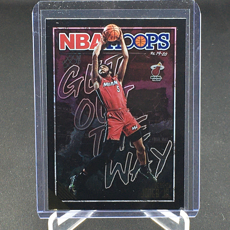 2019 PANINI HOOPS - GET OUT THE WAY - CHROME - GOLD FOIL - D. JONES JR. -