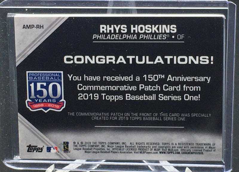 2019 TOPPS - 150 YEARS - R. HOSKINS -