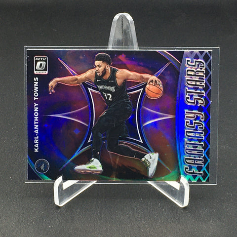 2019 PANINI DONRUSS OPTIC - PURPLE PRIZM - FANTASY STARS - K. TOWNS - #1