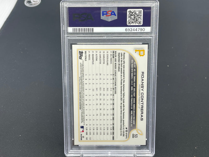 2022 TOPPS CHROME - PRISM REFRACTOR - R. CONTRERAS -