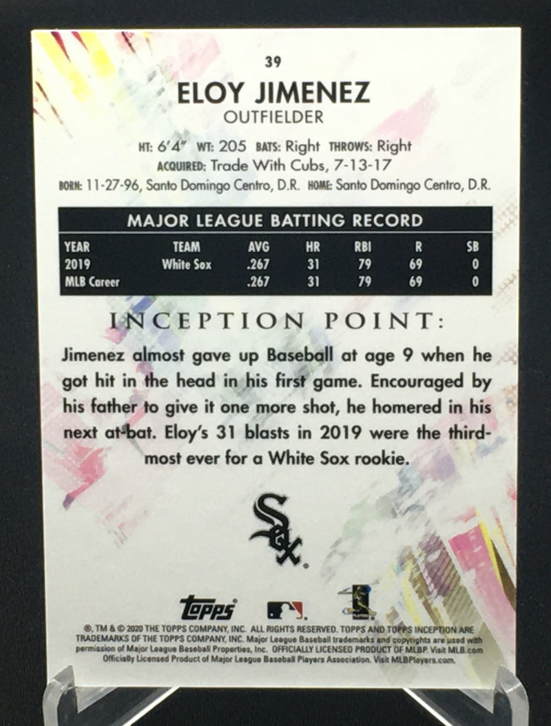 2020 TOPPS INCEPTION - E. JIMENEZ -