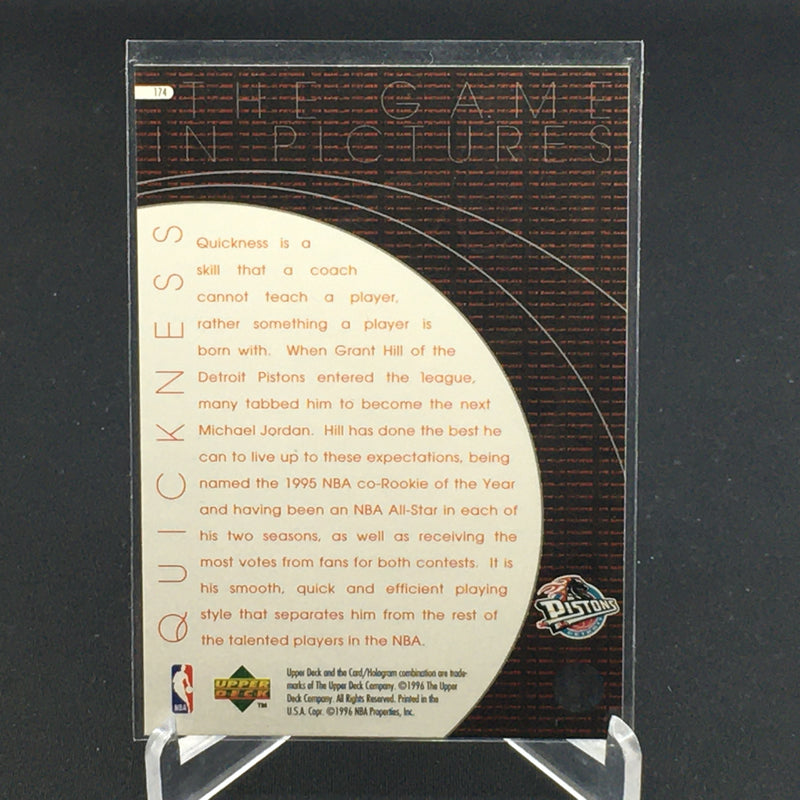 1996 UPPER DECK - QUICKNESS - G. HILL -