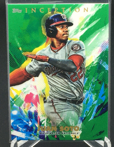 2020 TOPPS INCEPTION - J. SOTO - #4 - GREEN