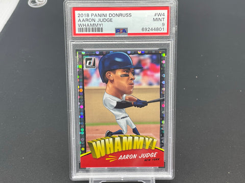 2018 PANINI DONRUSS - WHAMMY - A. JUDGE - #W4 - PSA 9