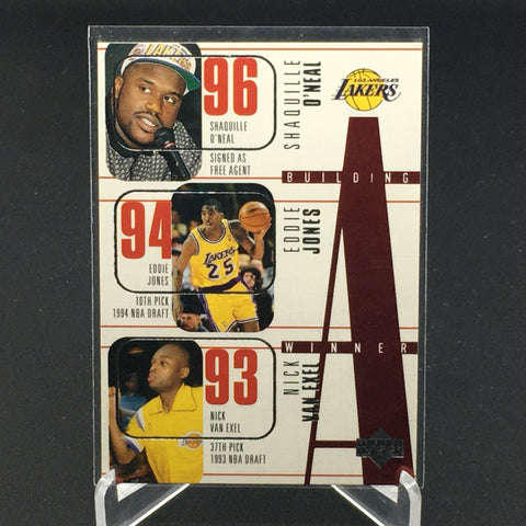 1996 UPPER DECK - BUILDING - S. O'NEAL/ E. JONES/ N. VAN EXEL/ C. JONlES/ C. CEBALLOS/ K. BRYANT  - #148