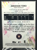 2020 TOPPS INCEPTION - A. TORO -