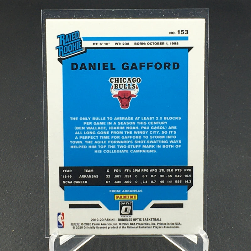 2019 PANINI DONRUSS OPTIC - RATED ROOKIE - D. GAFFORD -