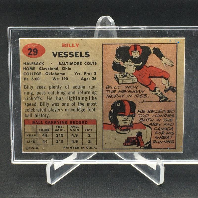 1957 TOPPS - B. VESSELS -