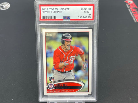 2012 TOPPS UPDATE - B. HARPER - #US183 - PSA 9 - RC