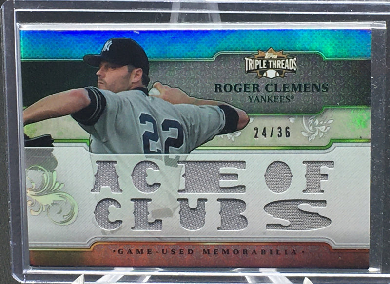 2014 TOPPS TRIPLE THREADS - R. CLEMENS - #TTR-RC2 - #'D/36 - JERSEY