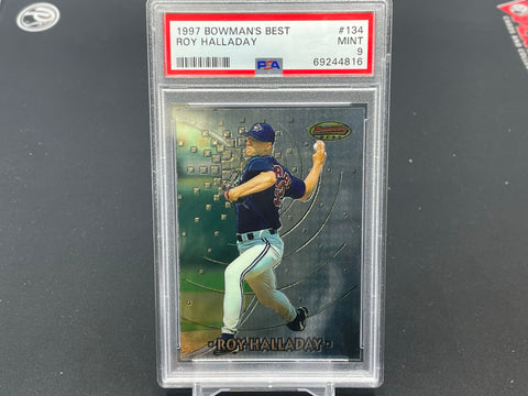 1997 TOPPS BOWMAN'S BEST - R. HALLADAY - #134 - PSA 9