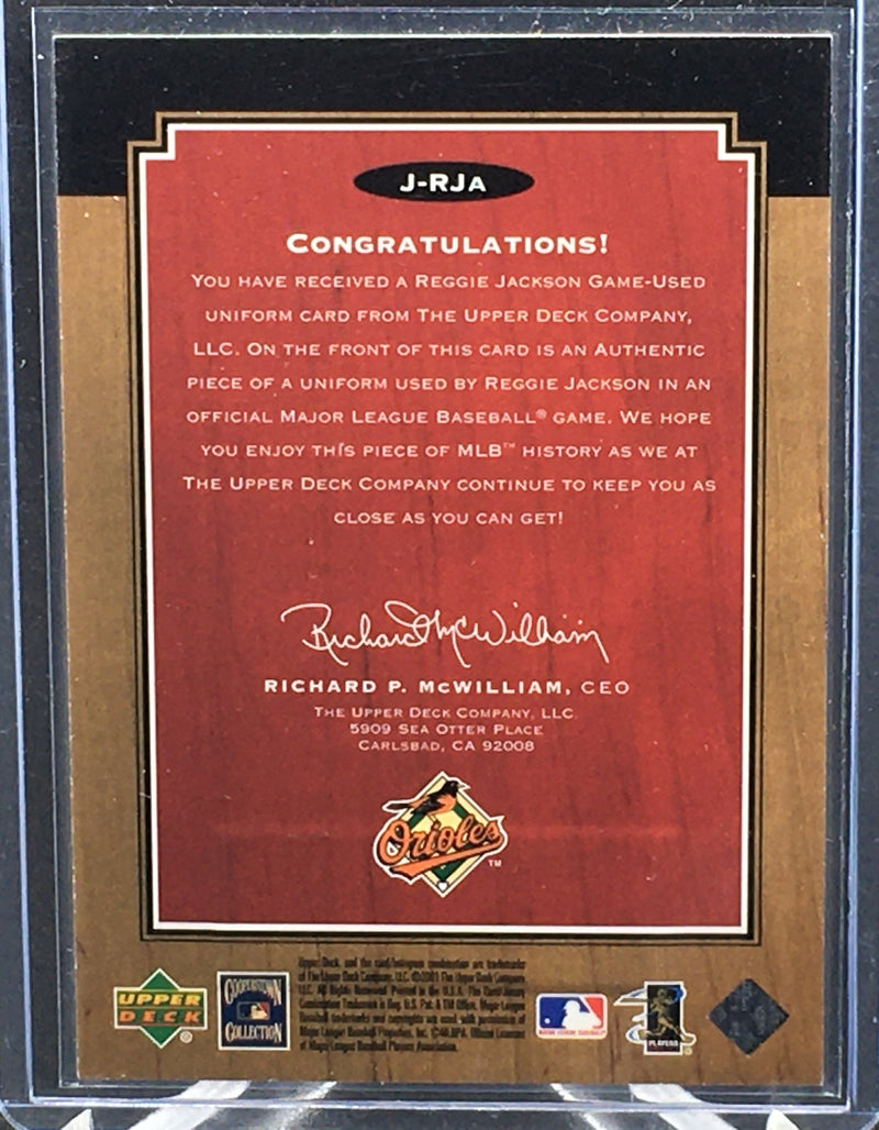 2001 UPPER DECK LEGENDS - R. JACKSON JR. -