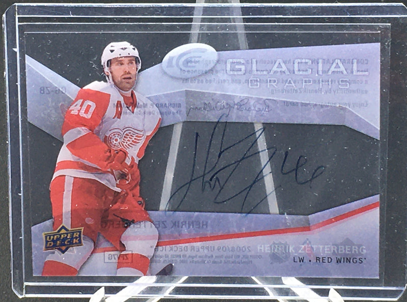 2008 UPPER DECK ICE - GLACIAL GRAPHS - H. ZETTERBERG -