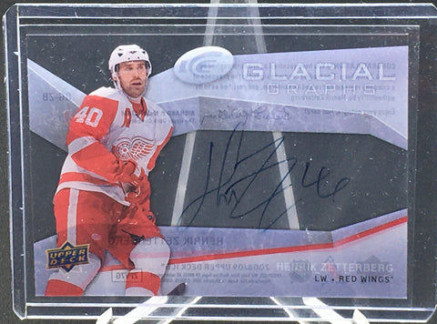2008 UPPER DECK ICE - GLACIAL GRAPHS - H. ZETTERBERG - #GG-ZB - AUTOGRAPH