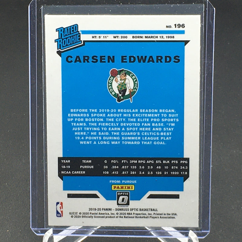 2019 PANINI DONRUSS OPTIC - RATED ROOKIE - C. EDWARDS -