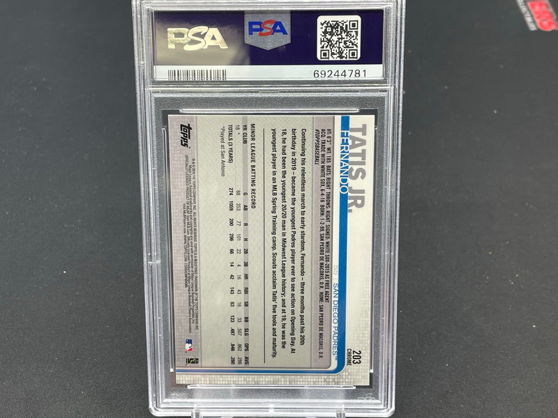 2019 TOPPS CHROME - PRISM REFRACTOR - F. TATIS JR. -