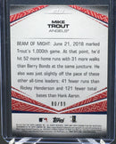 2019 TOPPS STADIUM CLUB - M. TROUT - #BT-3 - #'D/99