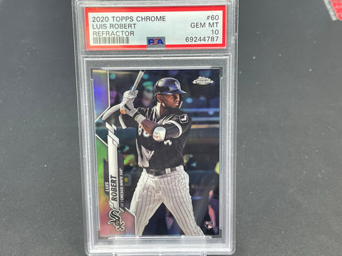 2022 TOPPS CHROME - REFRACTOR - L. ROBERT - #60 - PSA 10 - RC