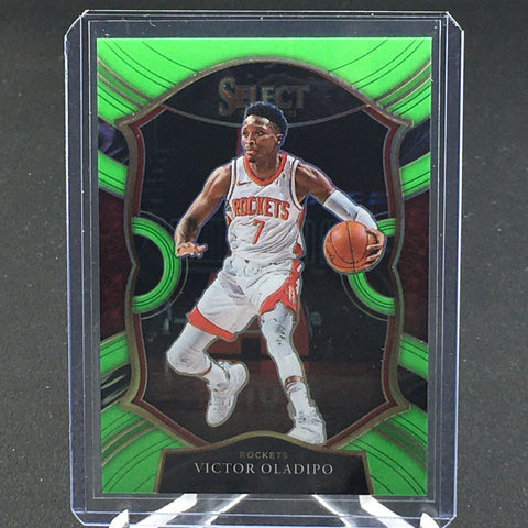 2020 PANINI SELECT BASKETBALL - CONCOURSE - NEON GREEN PRIZM - V. OLADIPO - #7 - #'D/75