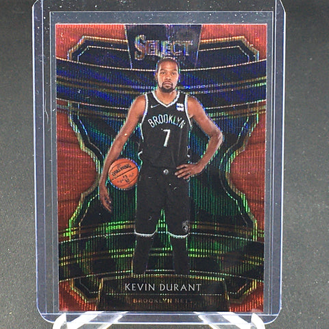 2019 PANINI SELECT - RED WAVE PRIZM - CONCOURSE - K. DURANT - #65