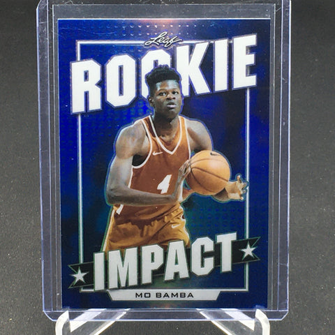 2018 LEAF - BLUE - ROOKIE IMPACT - M. BAMBA - #10 - #'D/15 - RC