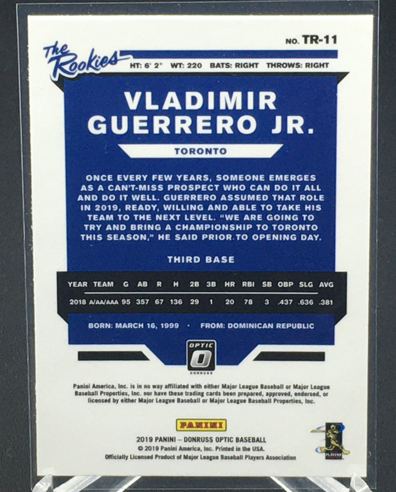 2019 PANINI DONRUSS OPTIC - THE ROOKIES - V. GUERRERO -