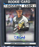 2020 TOPPS SERIES ONE - BASEBALL STARS BLACK - J. YAMAMOTO - #BSA-JY - #'D/199 - AUTOGRAPH - RC