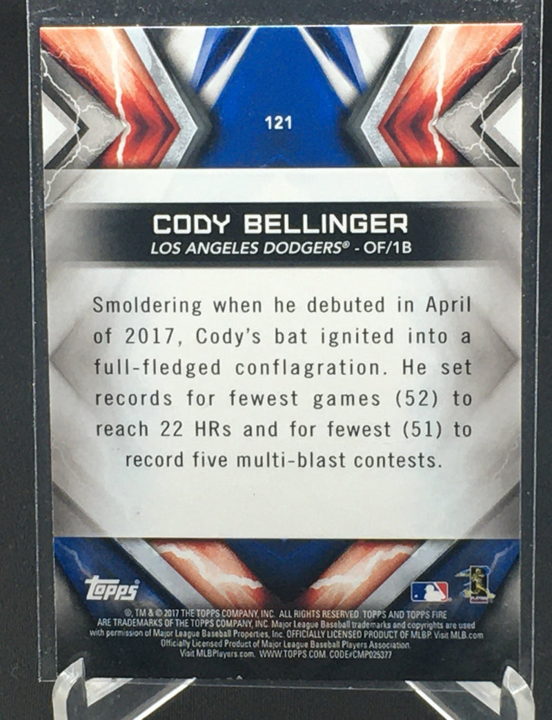 2017 TOPPS - FIRE - C. BELLINGER -