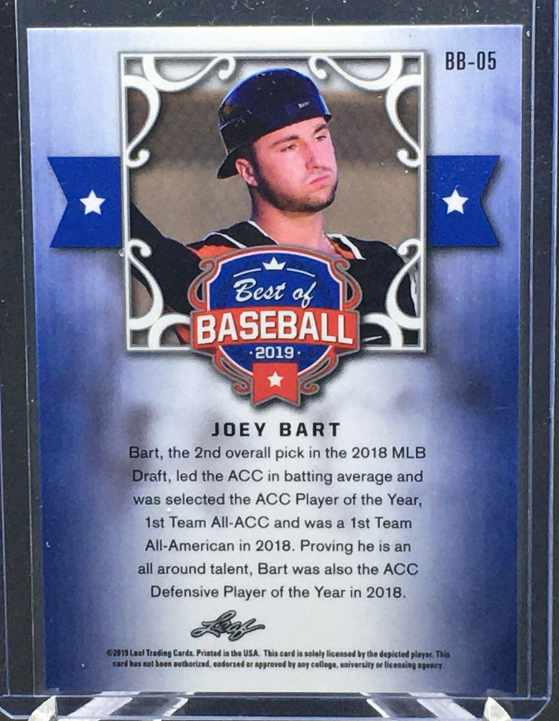 2019 LEAF - BEST OF BASEBALL - J. BART -