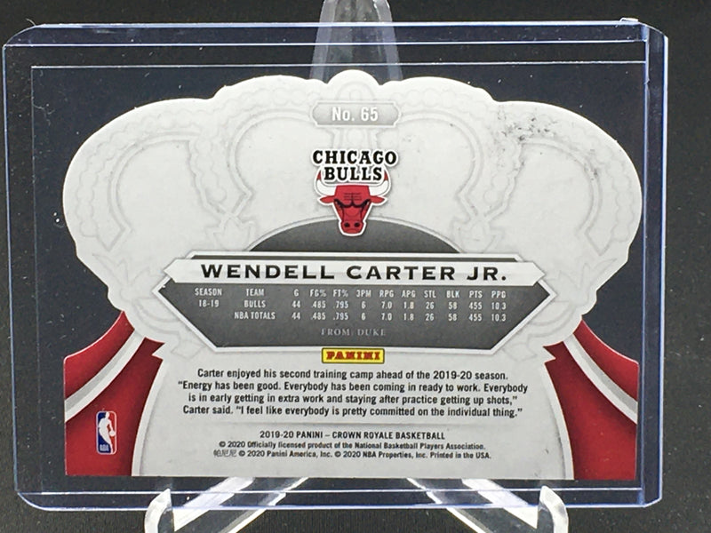 2019 PANINI CROWN ROYALE - W. CARTER JR. -