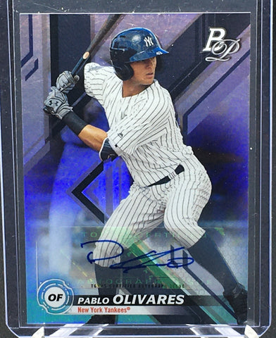 2019 TOPPS BOWMAN PLATINUM - P. OLIVARES - #TOP-38 - AUTOGRAPH