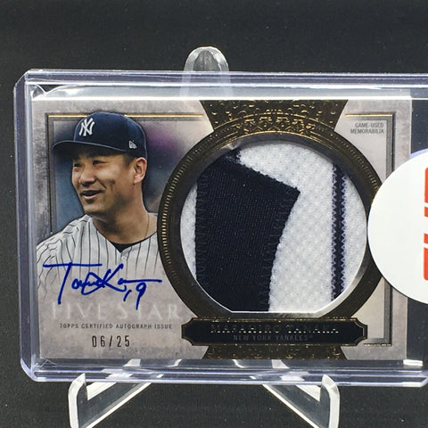2020 TOPPS FIVE STAR - M. TANAKA - #AJP-MTA - #'D/25 - JUMBO PATCH - AUTOGRAPH