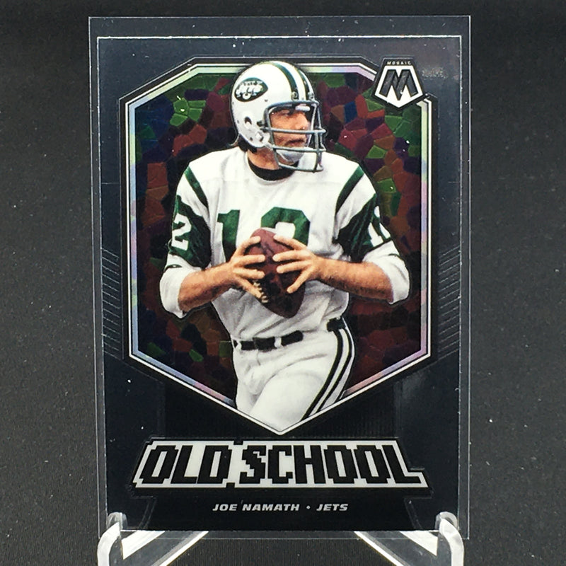 2020 PANINI MOSAIC - OLD SCHOOL - J. NAMATH -