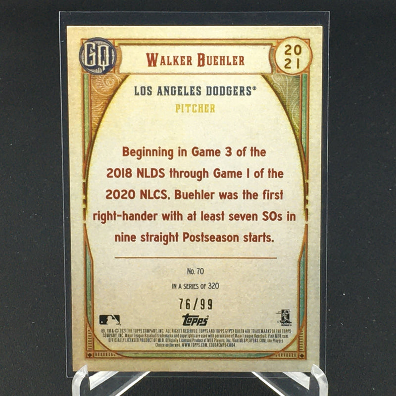 2021 TOPPS GYPSY QUEEN - CHROME BLUE - W. BUEHLER - #70 - #'D/99