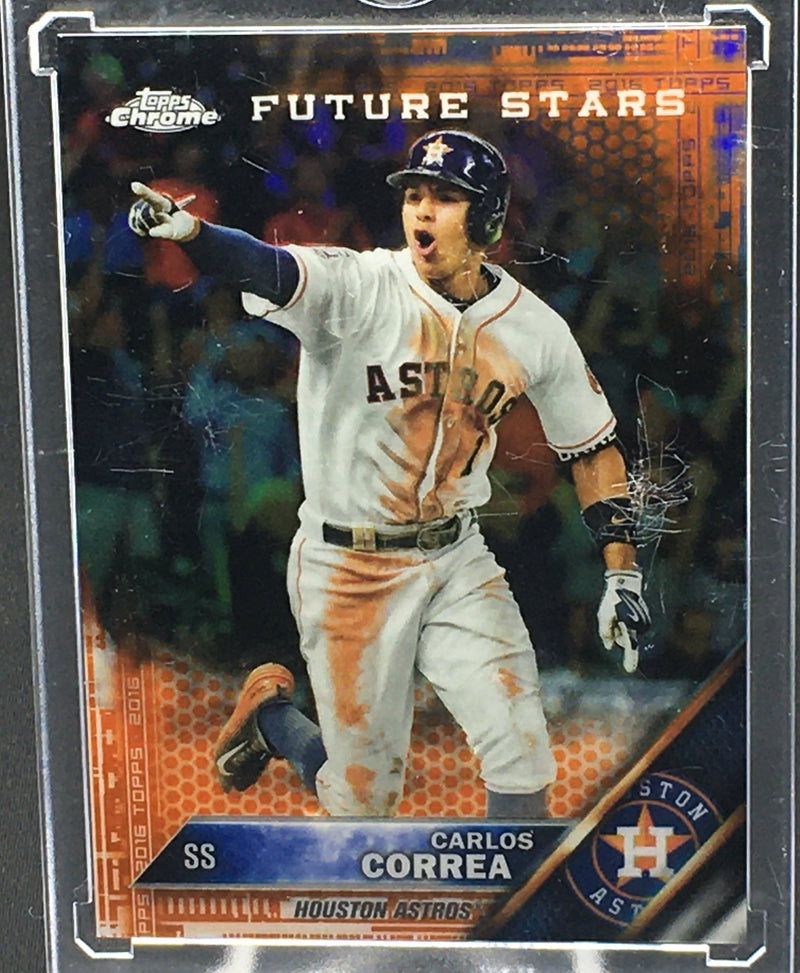 2016 TOPPS CHROME - FUTURE STARS - C. CORREA - #75 - #'D/25
