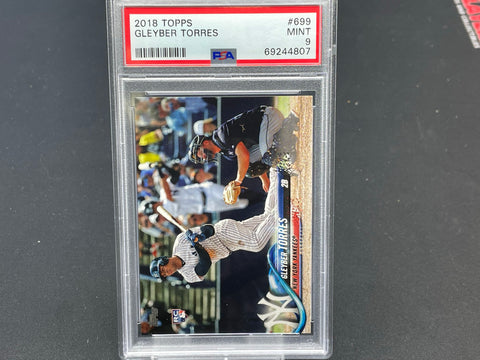 2018 TOPPS - G. TORRES - #699 - PSA 9 - RC
