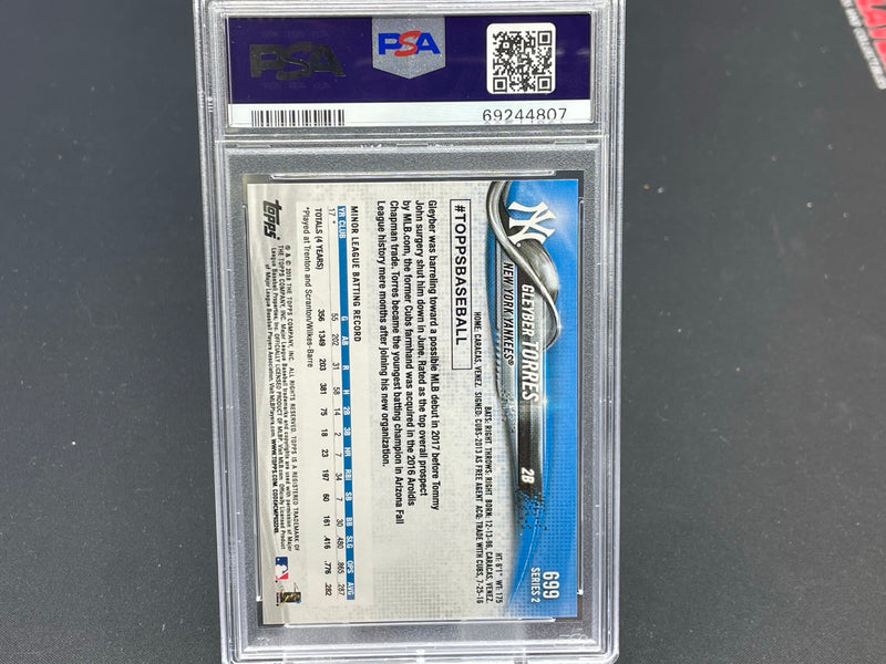 2018 TOPPS - G. TORRES -
