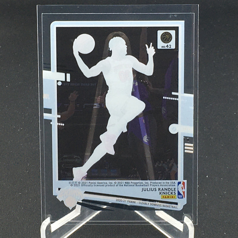 2020 PANINI CLEARLY DONRUSS - J. RANDLE -