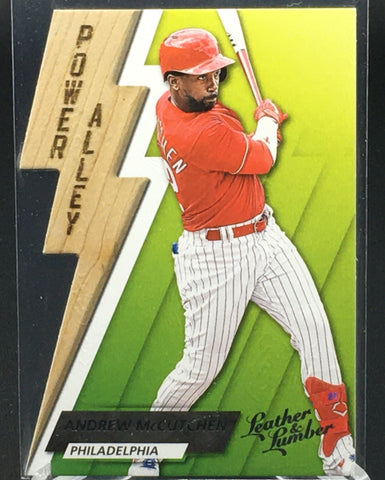 2019 PANINI LEATHER AND LUMBER - A. MCCUTCHEN - #PA-1 - DIE CUT