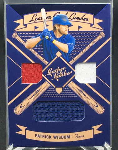 2019 PANINI LEATHER AND LUMBER - P. WISDOM - #LLT-PW