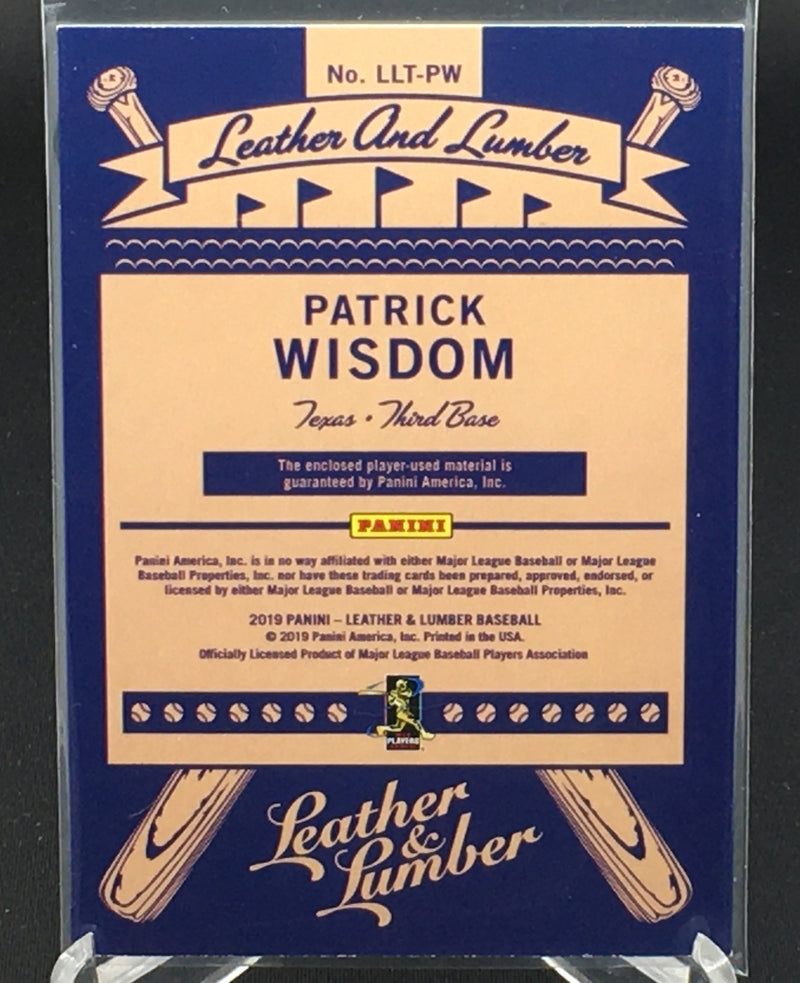2019 PANINI LEATHER AND LUMBER - P. WISDOM -