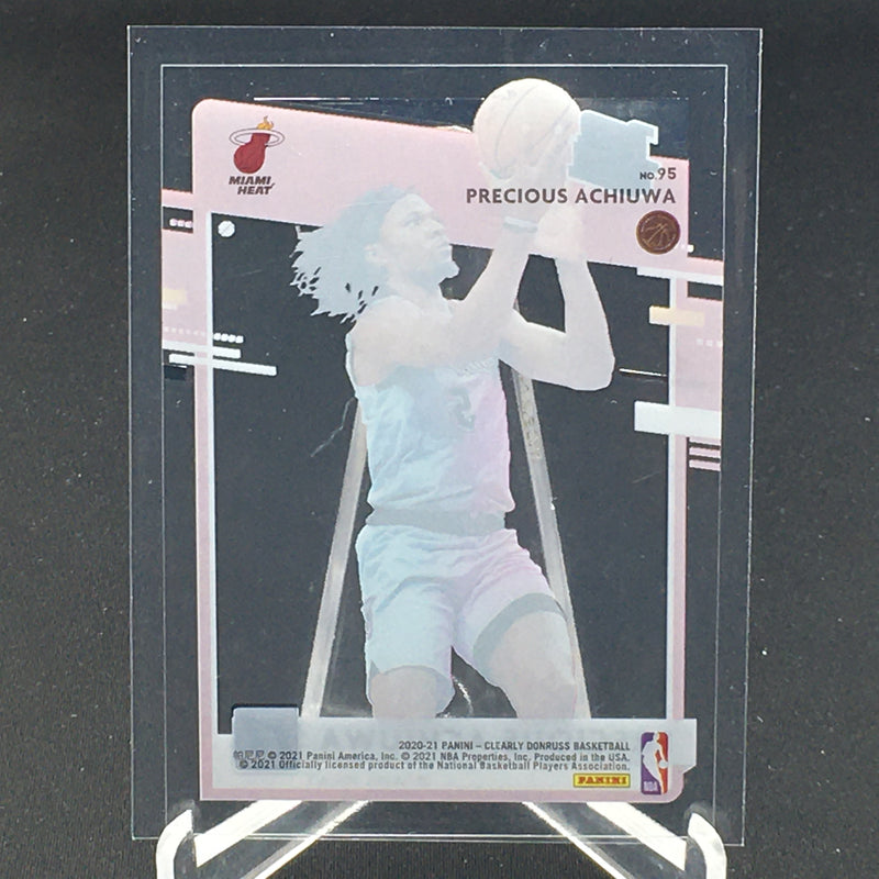 2020 PANINI CLEARLY DONRUSS - RATED ROOKIE - P. ACHIUWA -