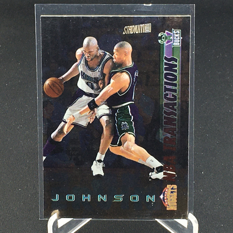 1998 TOPPS STADIUM CLUB - NBA TRANSACTIONS - E. JOHNSON -