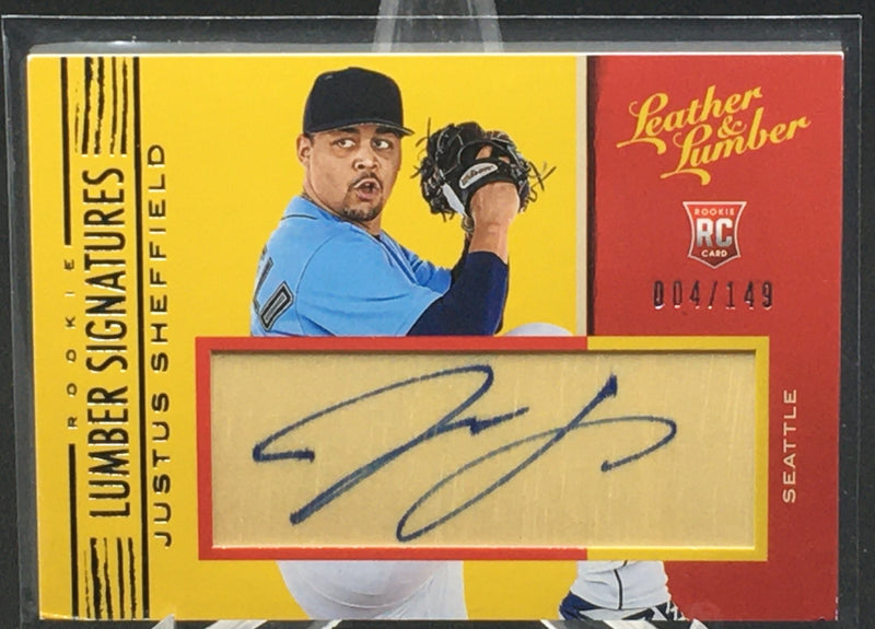 2019 PANINI LEATHER AND LUMBER - J. SHEFFIELD - #119 - #'D/149 - AUTOGRAPH - RC