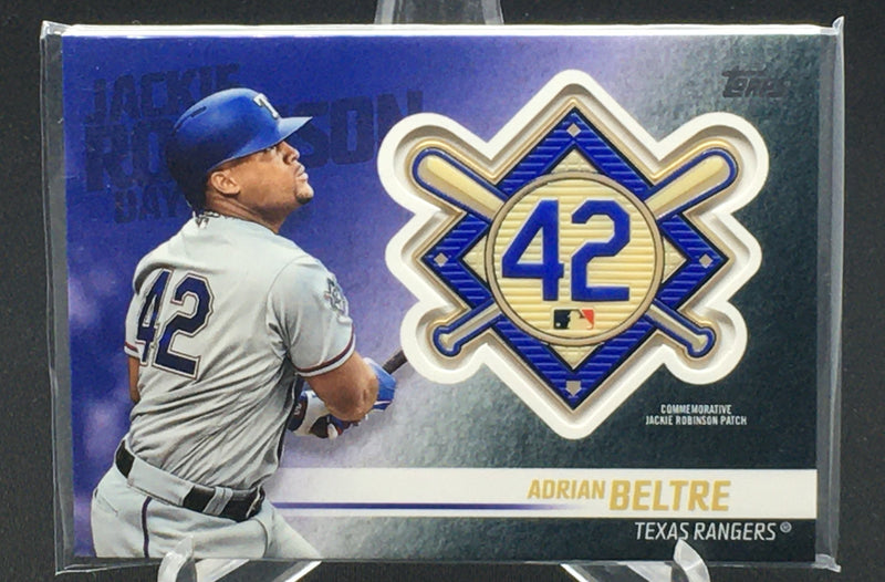 2018 TOPPS UPDATE SERIES - JACKIE ROBINSON DAY - A. BELTRE -