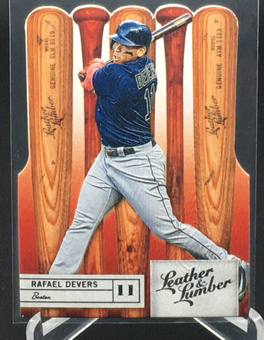 2019 PANINI LEATHER AND LUMBER - R. DEVERS - #74 - DIE CUT